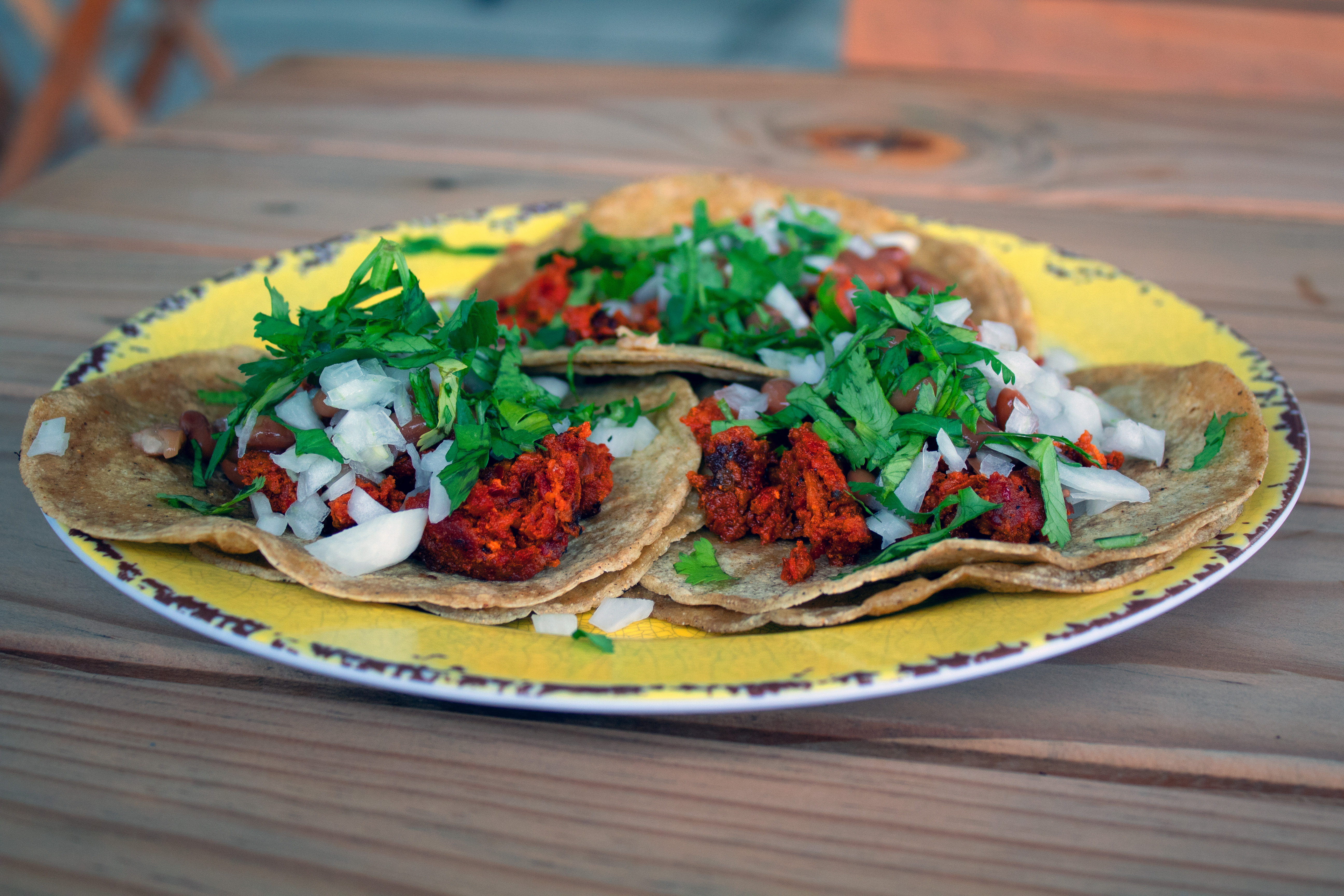 Tacos de chorizo